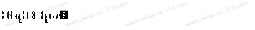 JDZhengHT EN Regular字体转换